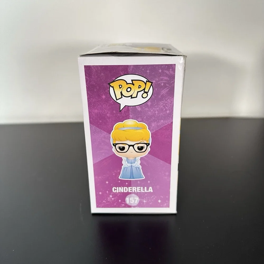 Funko Pop Disney Cinderella 157 Glasses Hot Topic Exclusive Vinyl Figure Vaulted